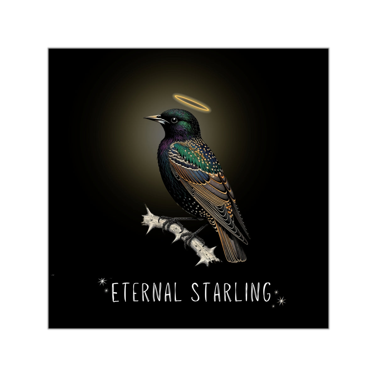 Eternal Starling Vinyl Sticker
