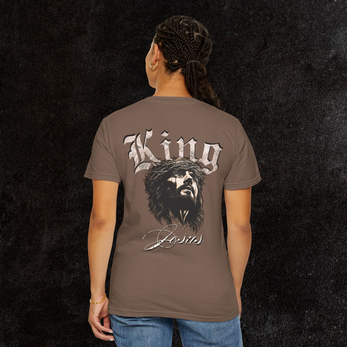 King Jesus Comfort Colors - Fear No Evil Graphic Tee | Psalm 23:4