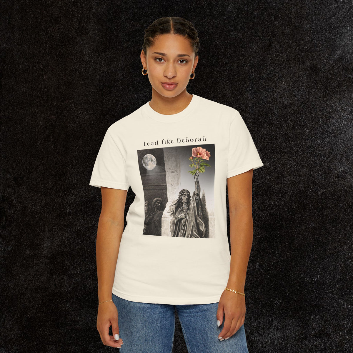 Lead like Deborah Comfort Colors Graphic Tee | Judges 4-5