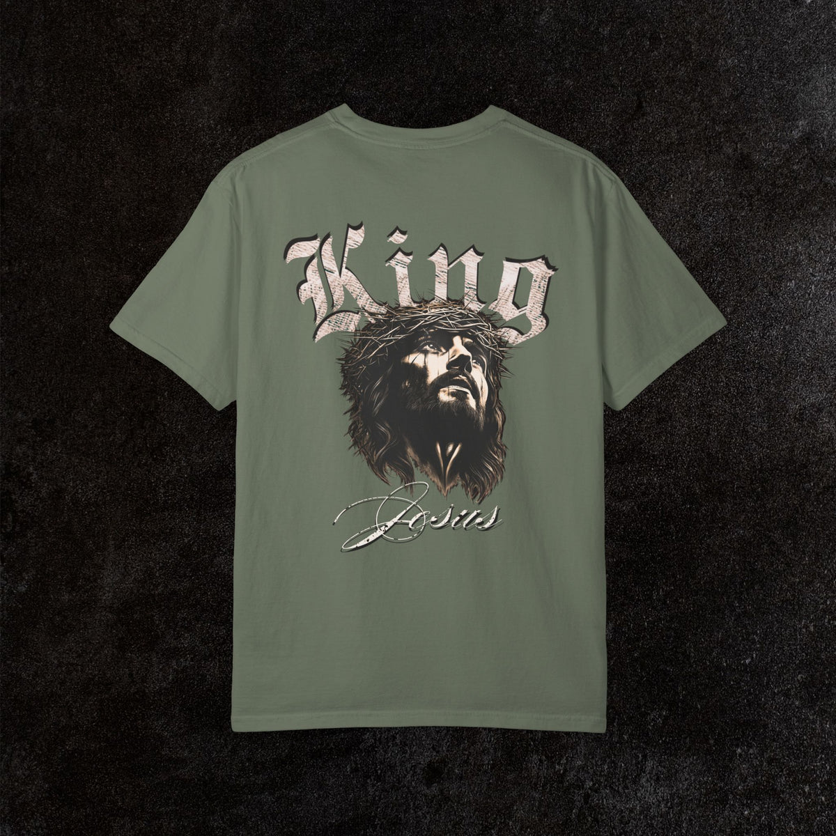King Jesus Comfort Colors - Fear No Evil Graphic Tee | Psalm 23:4