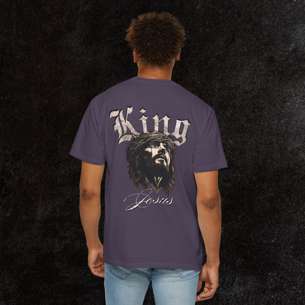 King Jesus Comfort Colors - Fear No Evil Graphic Tee | Psalm 23:4