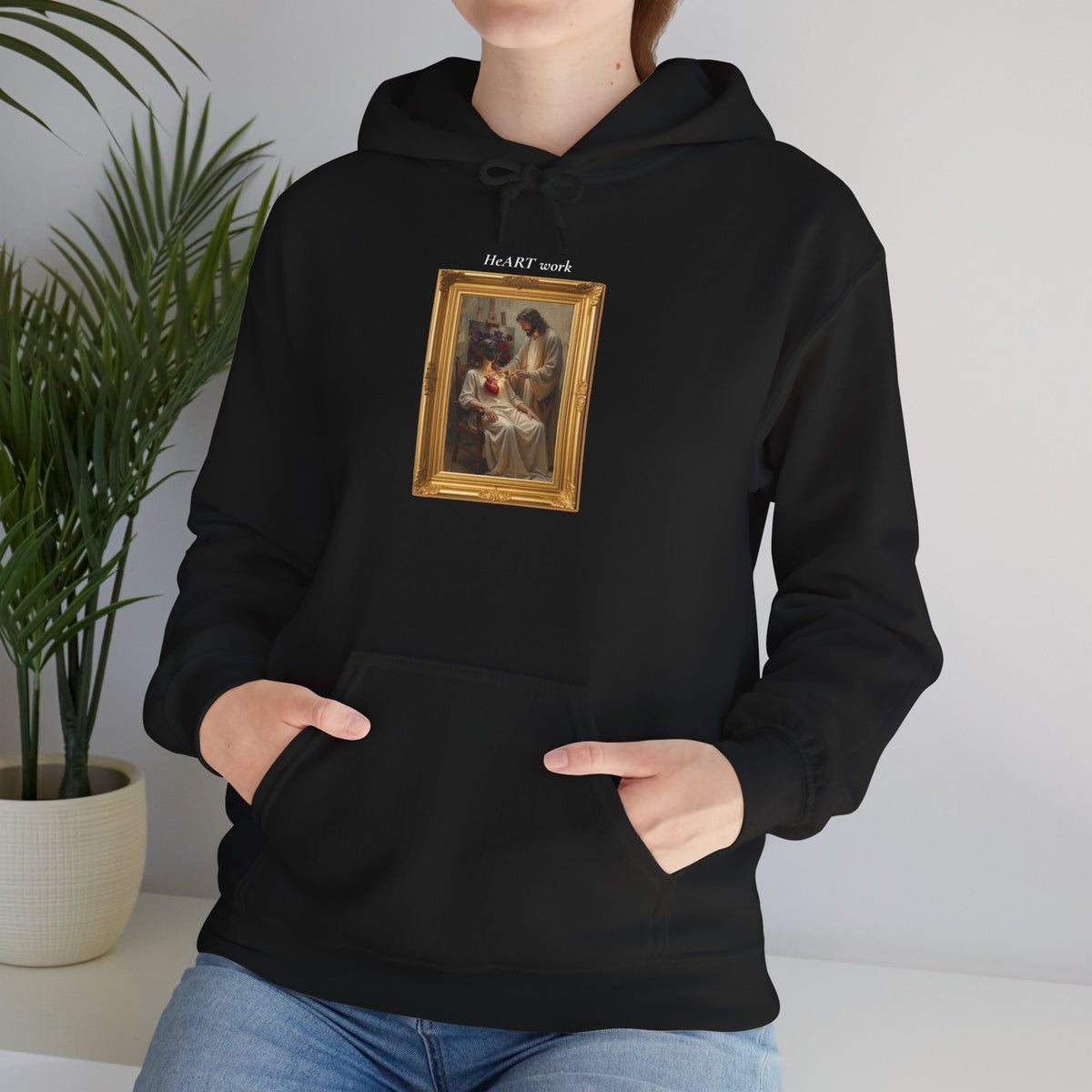 HeART Work Heavy Blend Hoodie | Ezekiel 36:26