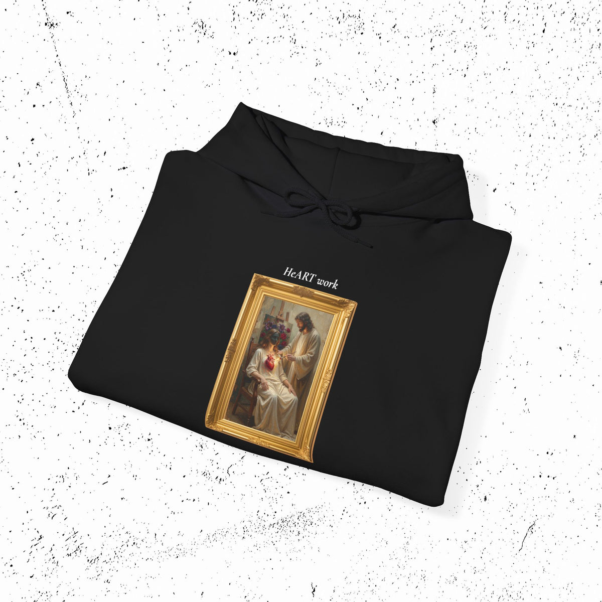HeART Work Heavy Blend Hoodie | Ezekiel 36:26
