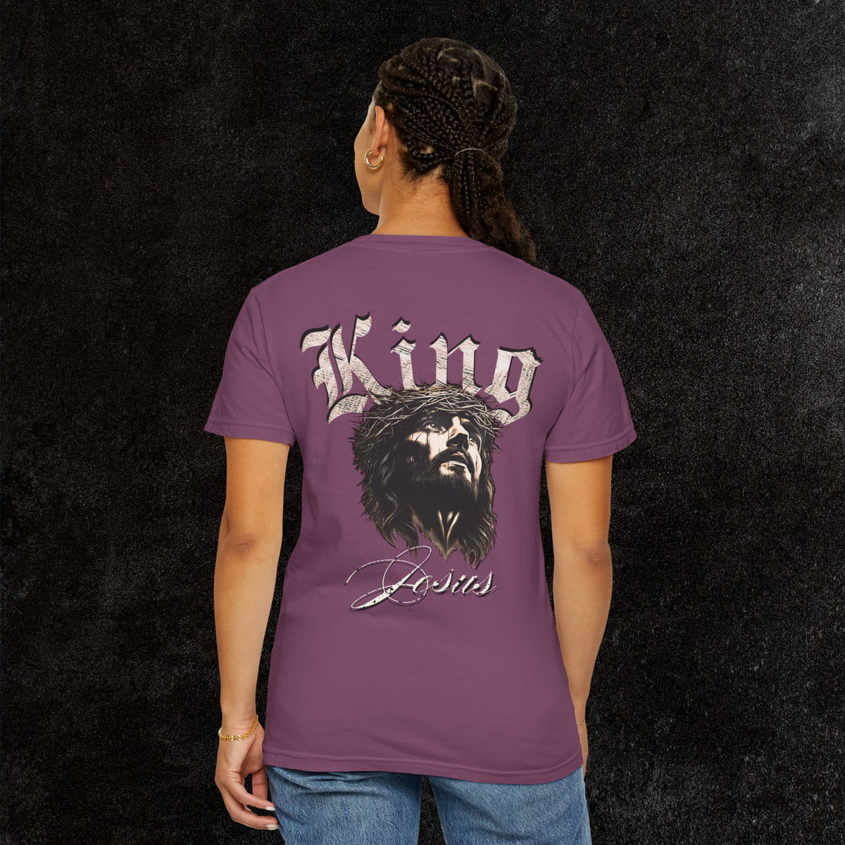 King Jesus Comfort Colors - Fear No Evil Graphic Tee | Psalm 23:4