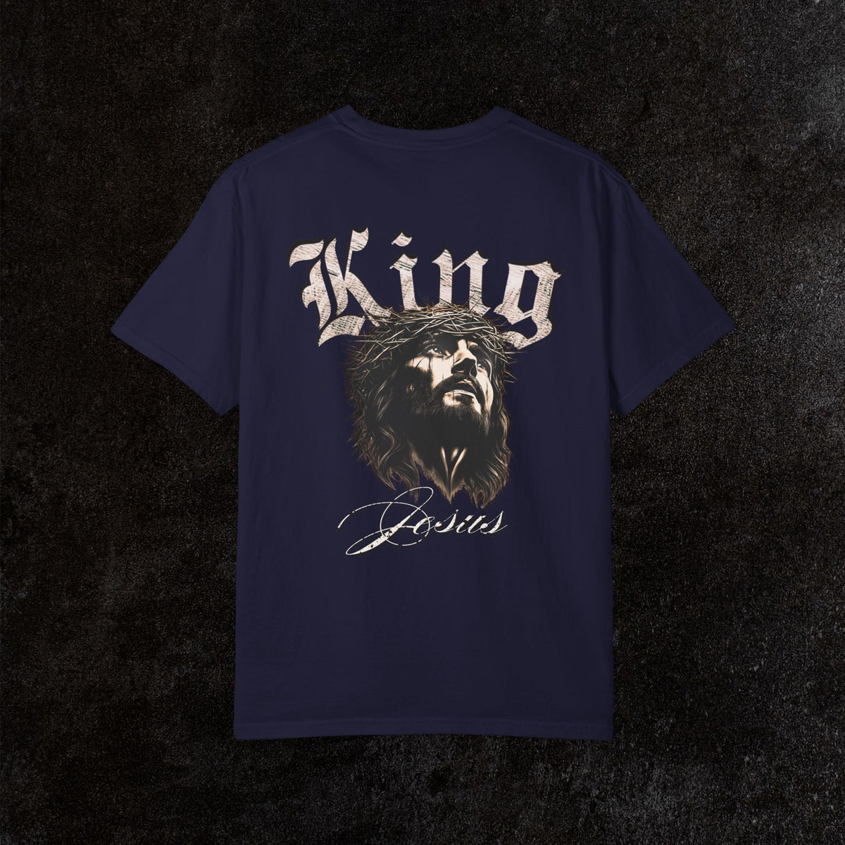 King Jesus Comfort Colors - Fear No Evil Graphic Tee | Psalm 23:4
