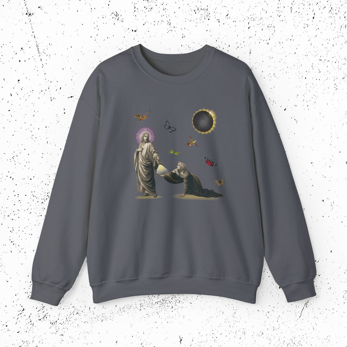 Hem of His Garment Crewneck | Mark 5:28