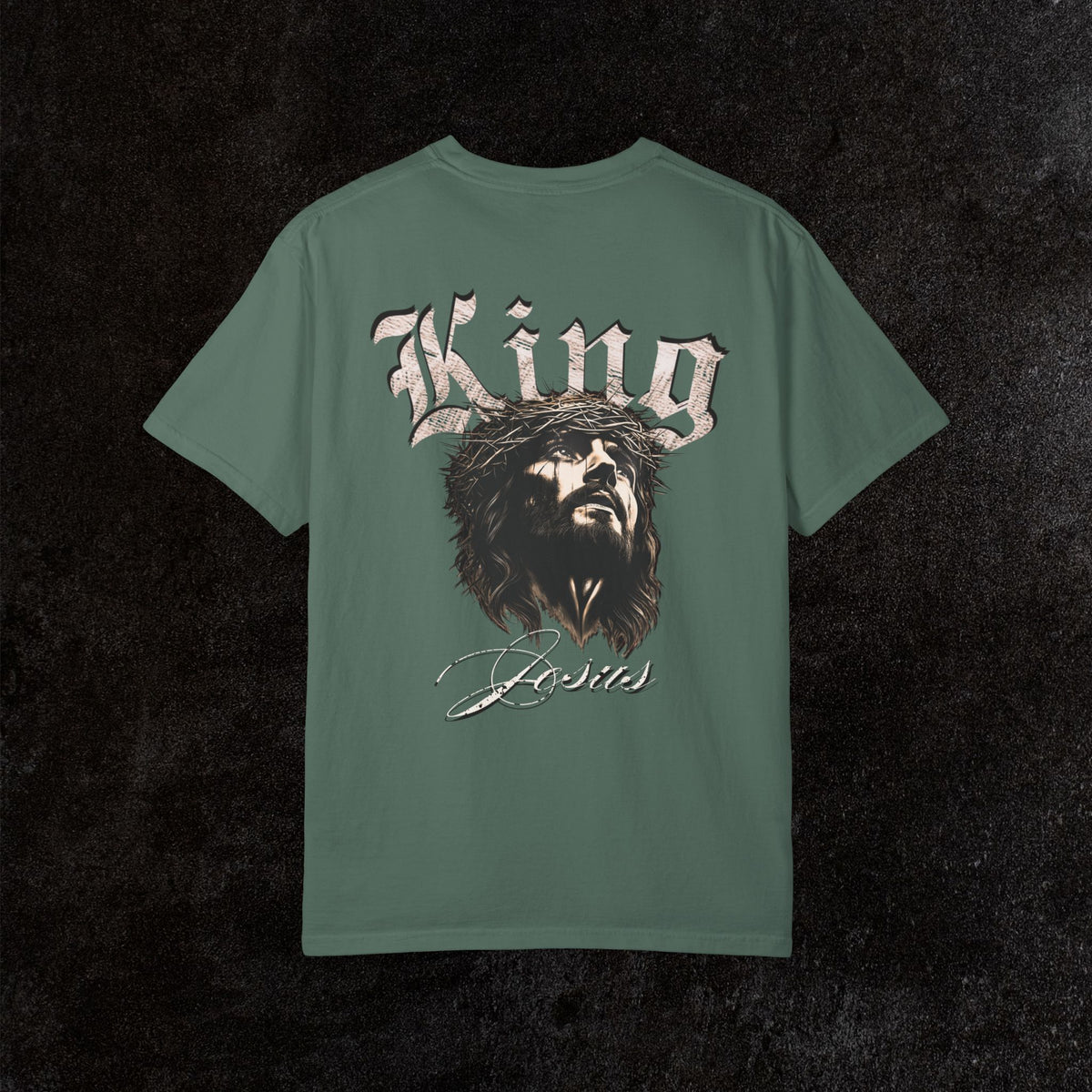 King Jesus Comfort Colors - Fear No Evil Graphic Tee | Psalm 23:4