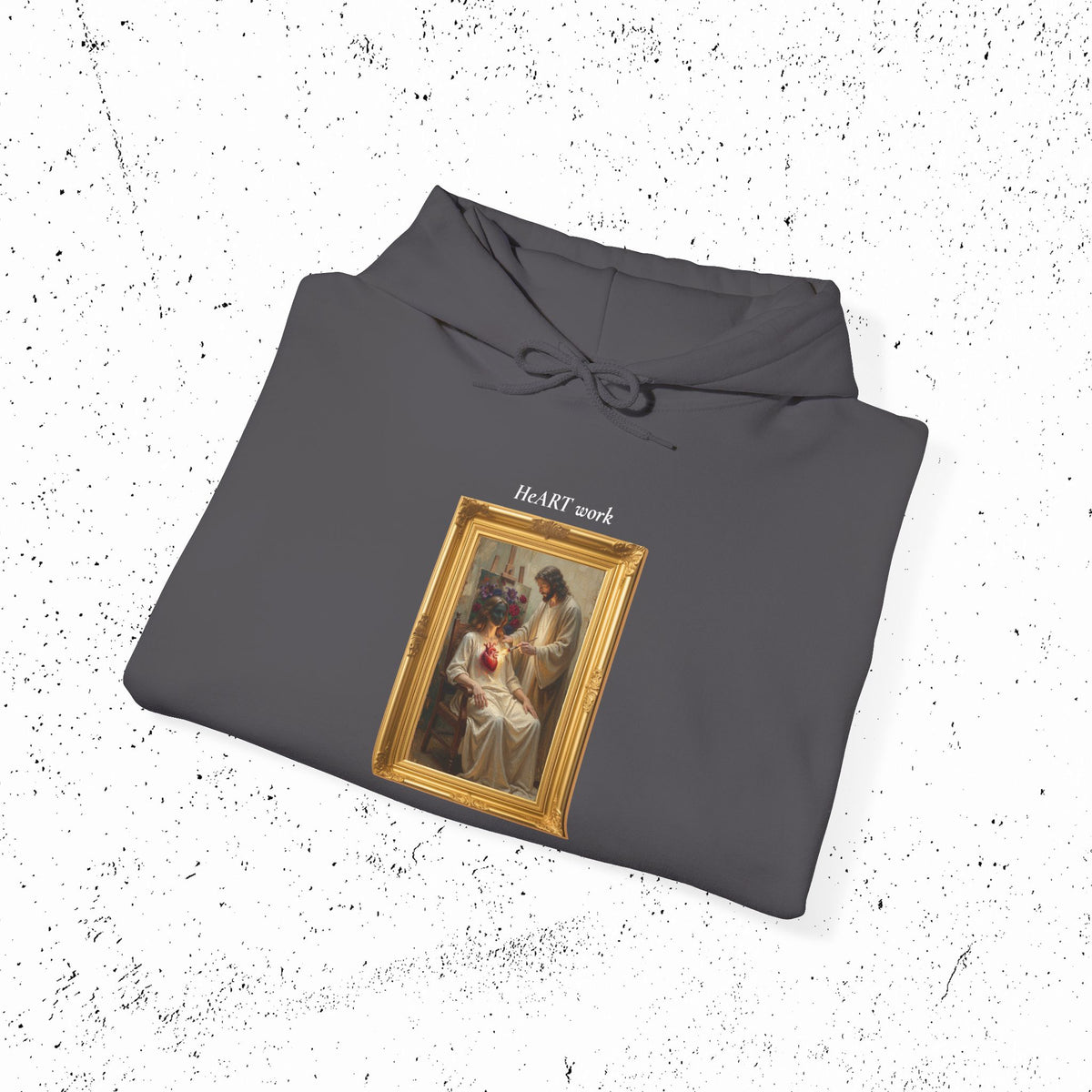 HeART Work Heavy Blend Hoodie | Ezekiel 36:26