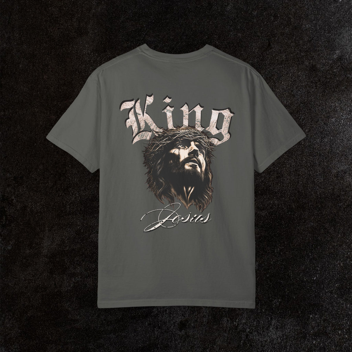 King Jesus Comfort Colors - Fear No Evil Graphic Tee | Psalm 23:4