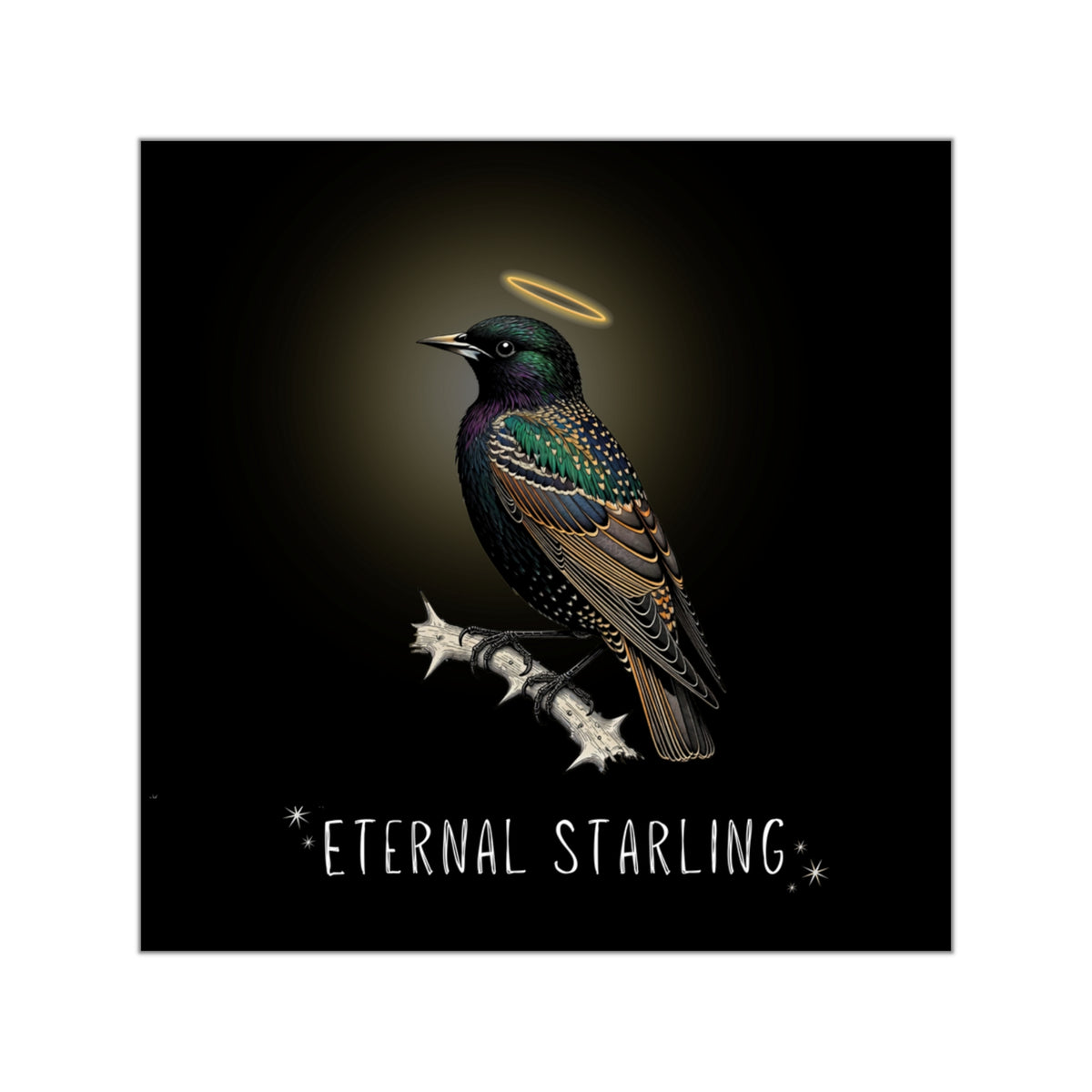 Eternal Starling Vinyl Sticker