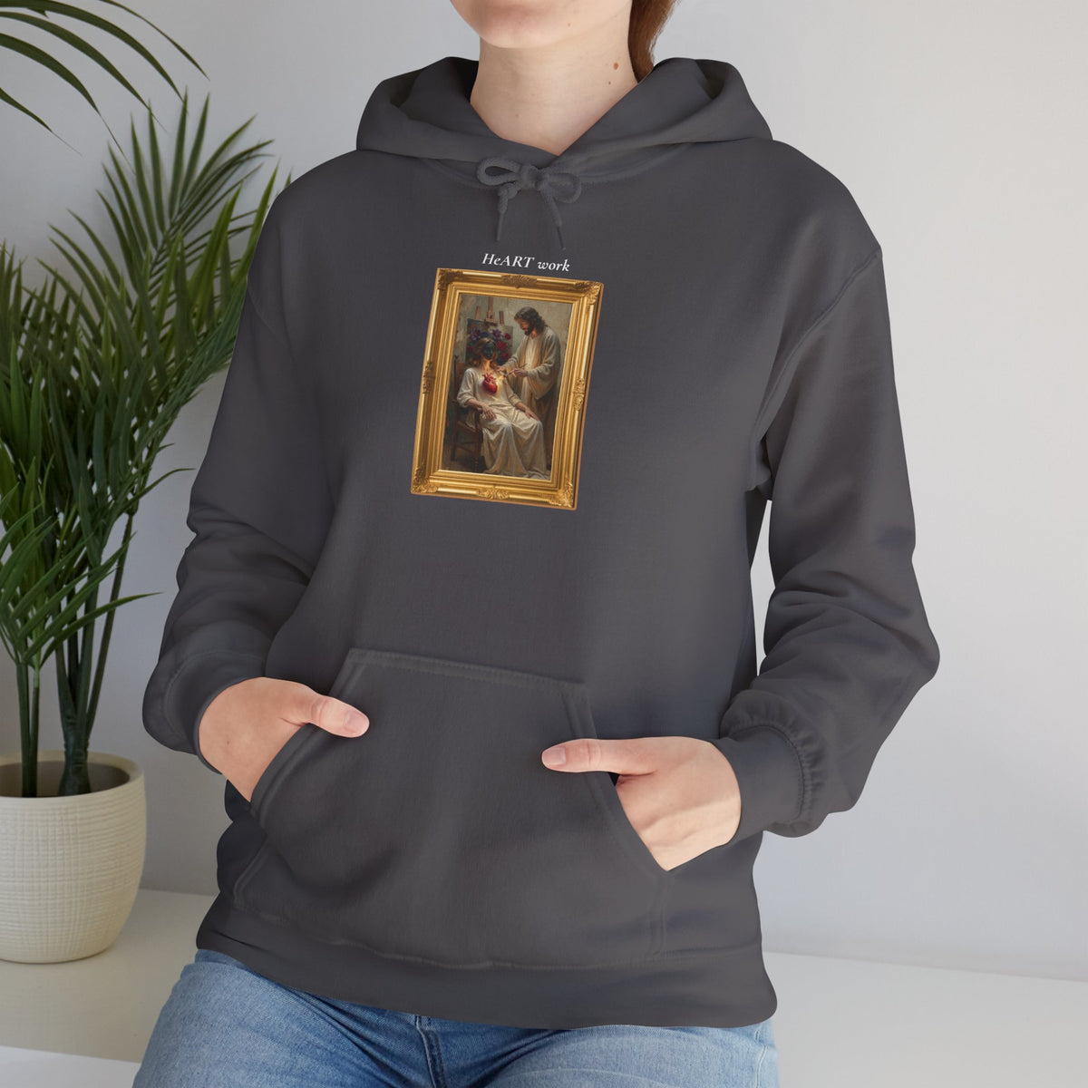 HeART Work Heavy Blend Hoodie | Ezekiel 36:26