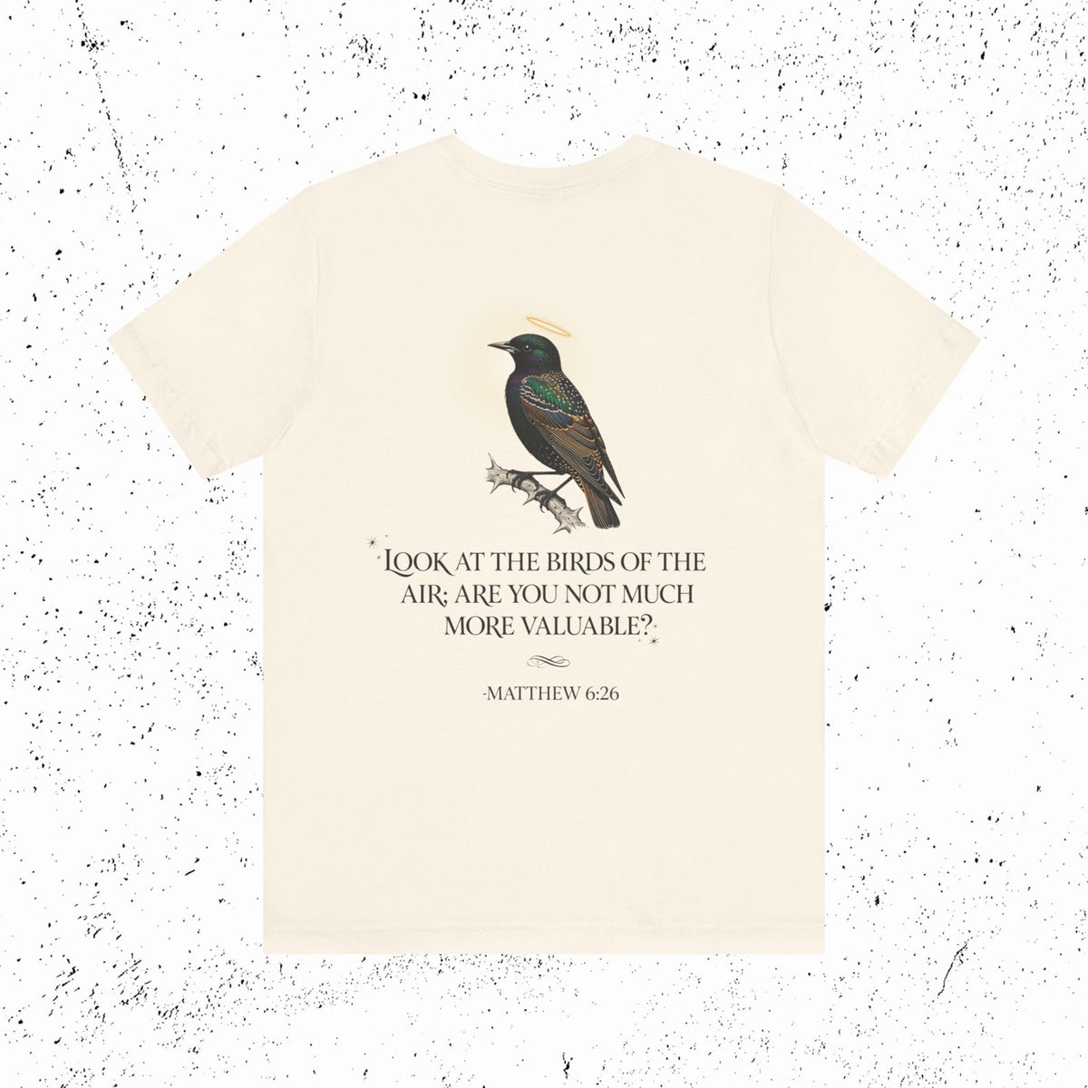 The Eternal Starling Graphic Tee | Matthew 6:26