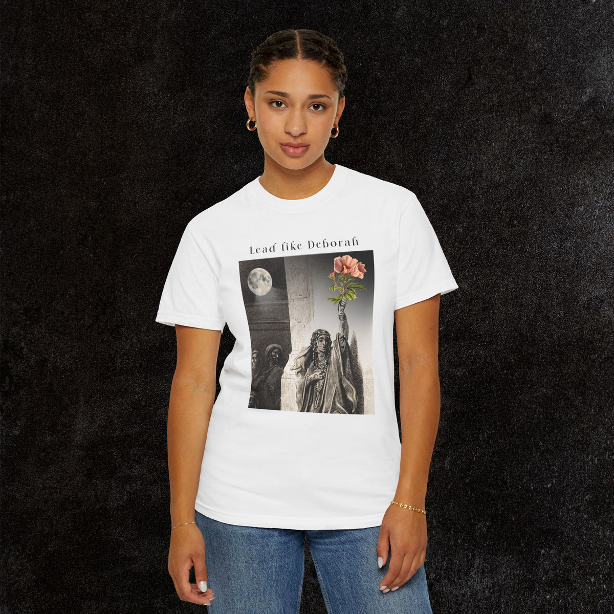 Lead like Deborah Comfort Colors Graphic Tee | Judges 4-5