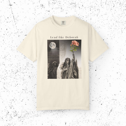 Lead like Deborah Comfort Colors Graphic Tee | Judges 4-5