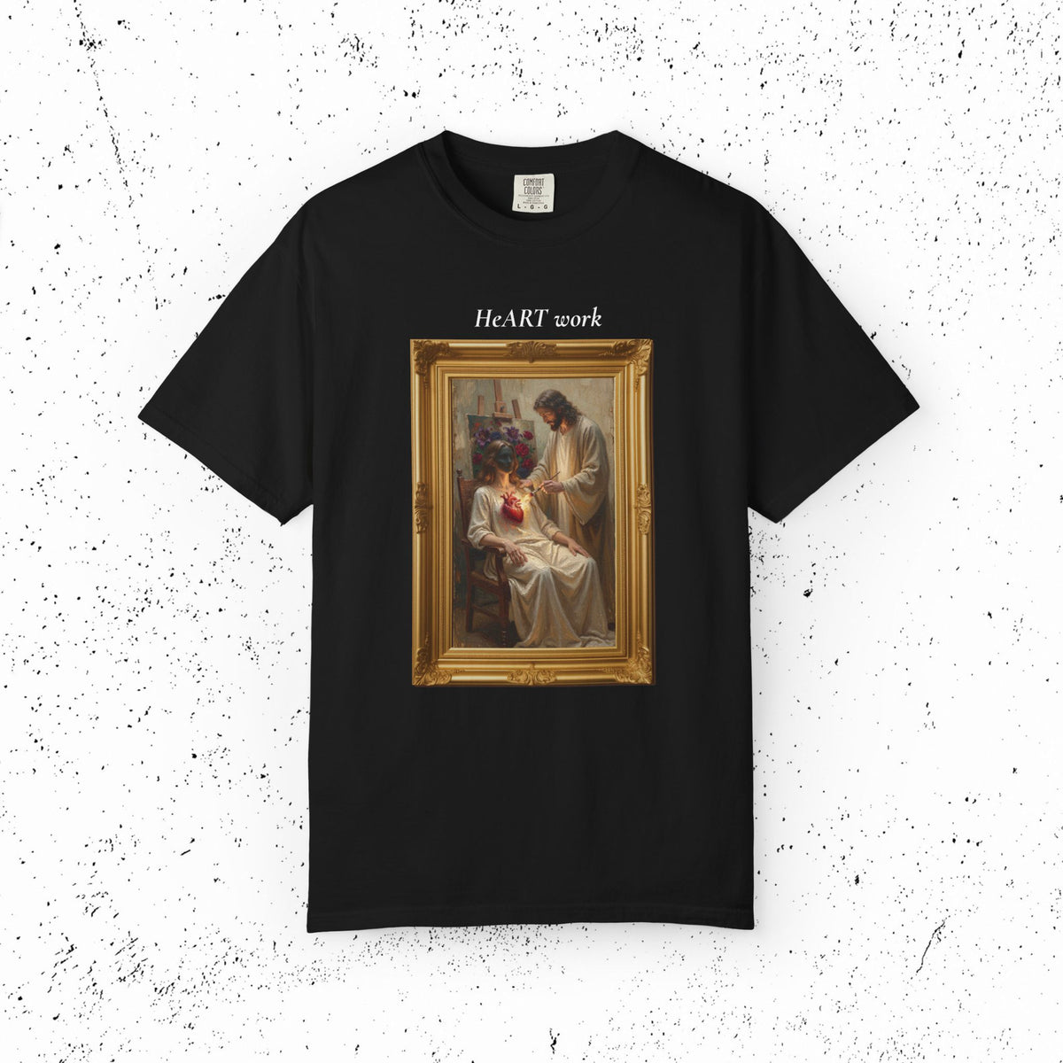 HeART Work Heavy Blend Hoodie | Ezekiel 36:26