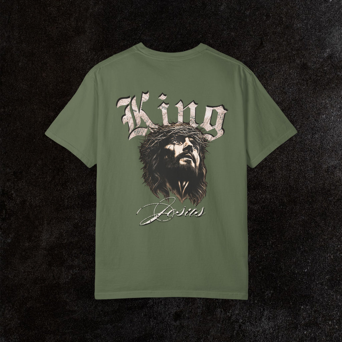 King Jesus Comfort Colors - Fear No Evil Graphic Tee | Psalm 23:4
