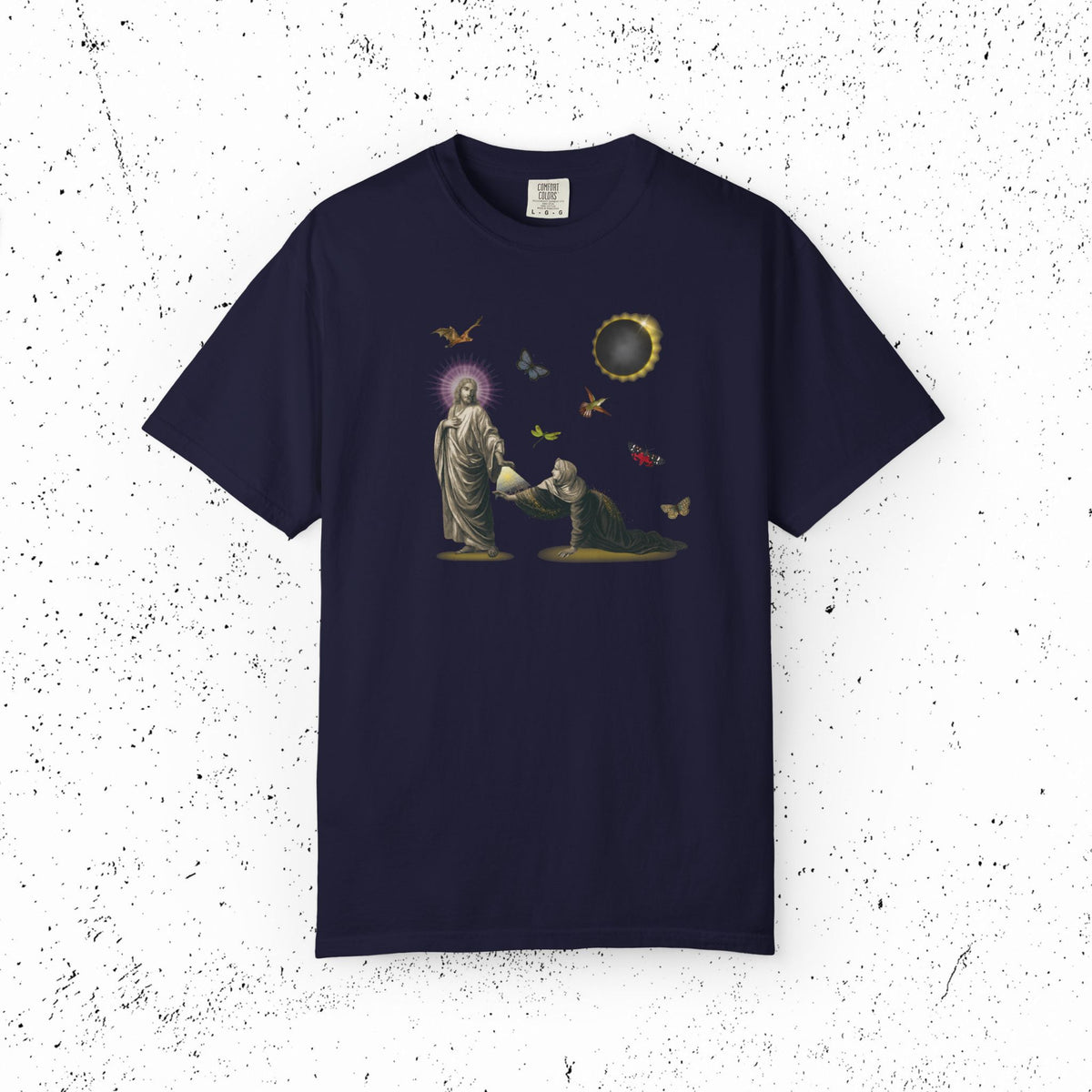 If I May But Touch the Hem Comfort Colors Graphic Tee | Mark 5:28