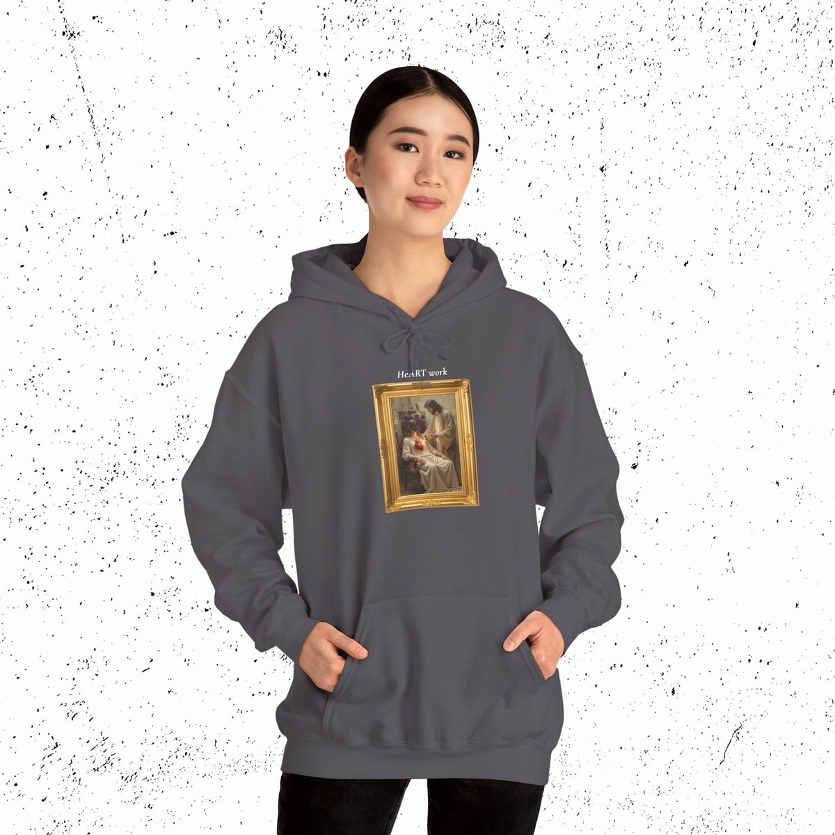 HeART Work Heavy Blend Hoodie | Ezekiel 36:26