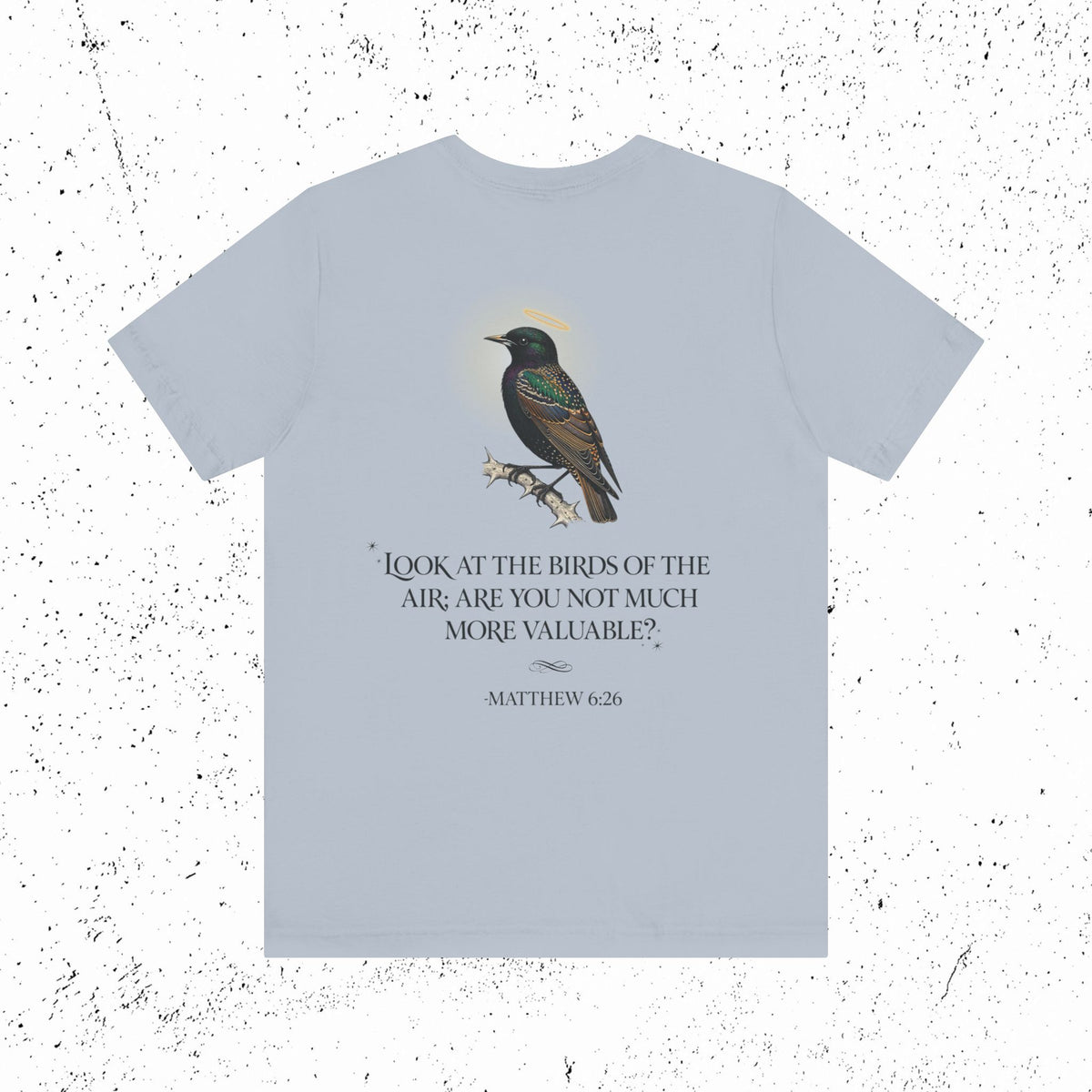 The Eternal Starling Graphic Tee | Matthew 6:26