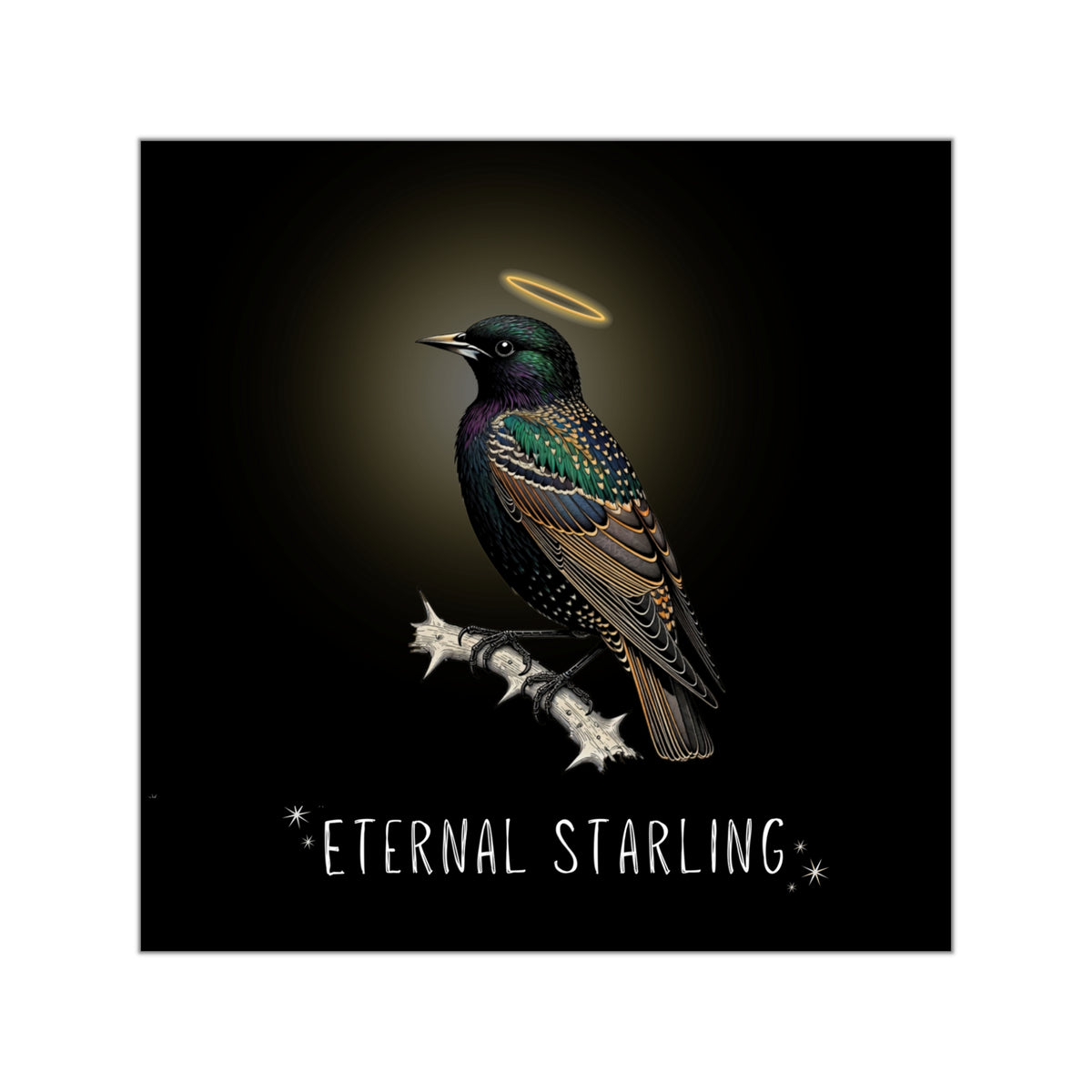 Eternal Starling Vinyl Sticker