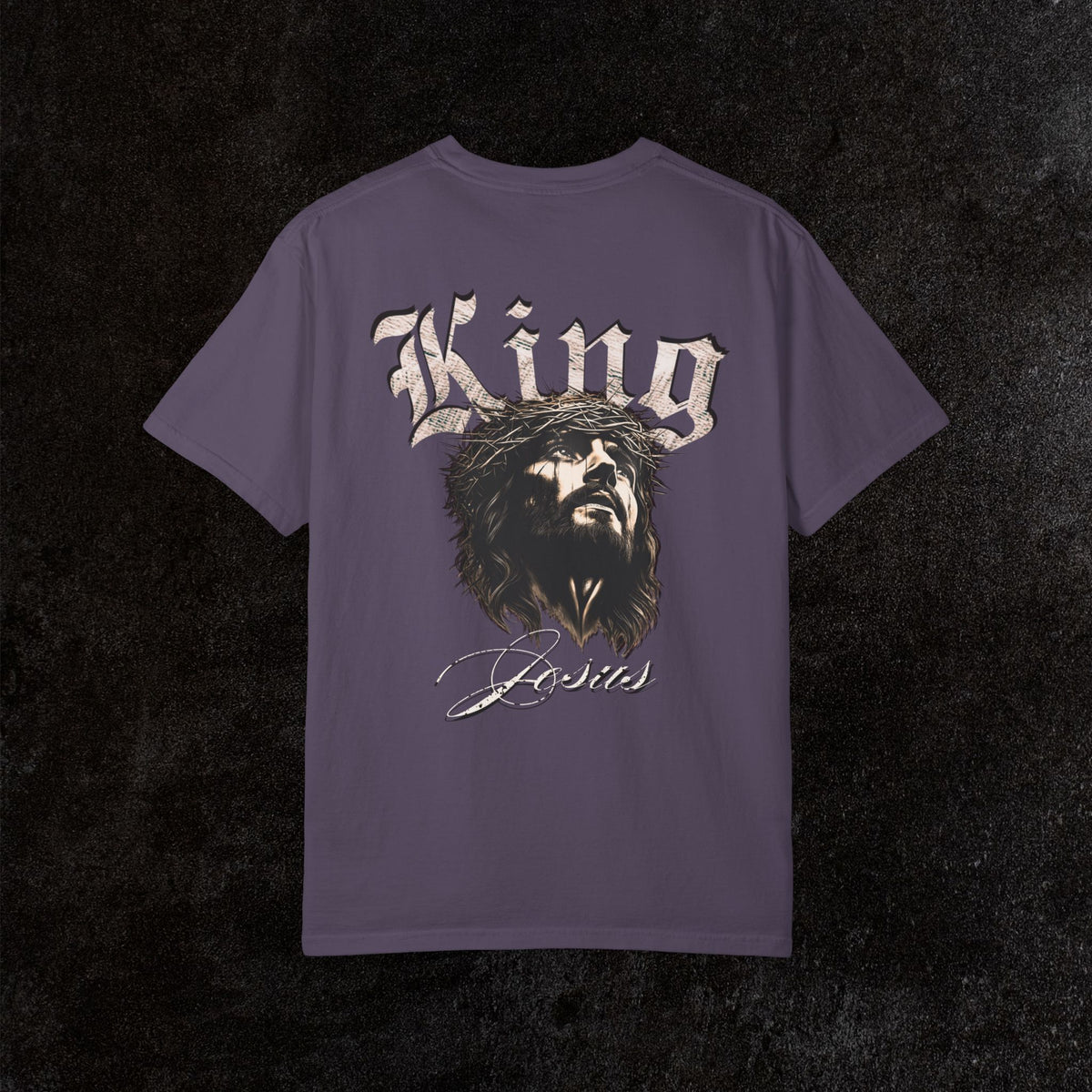 King Jesus Comfort Colors - Fear No Evil Graphic Tee | Psalm 23:4