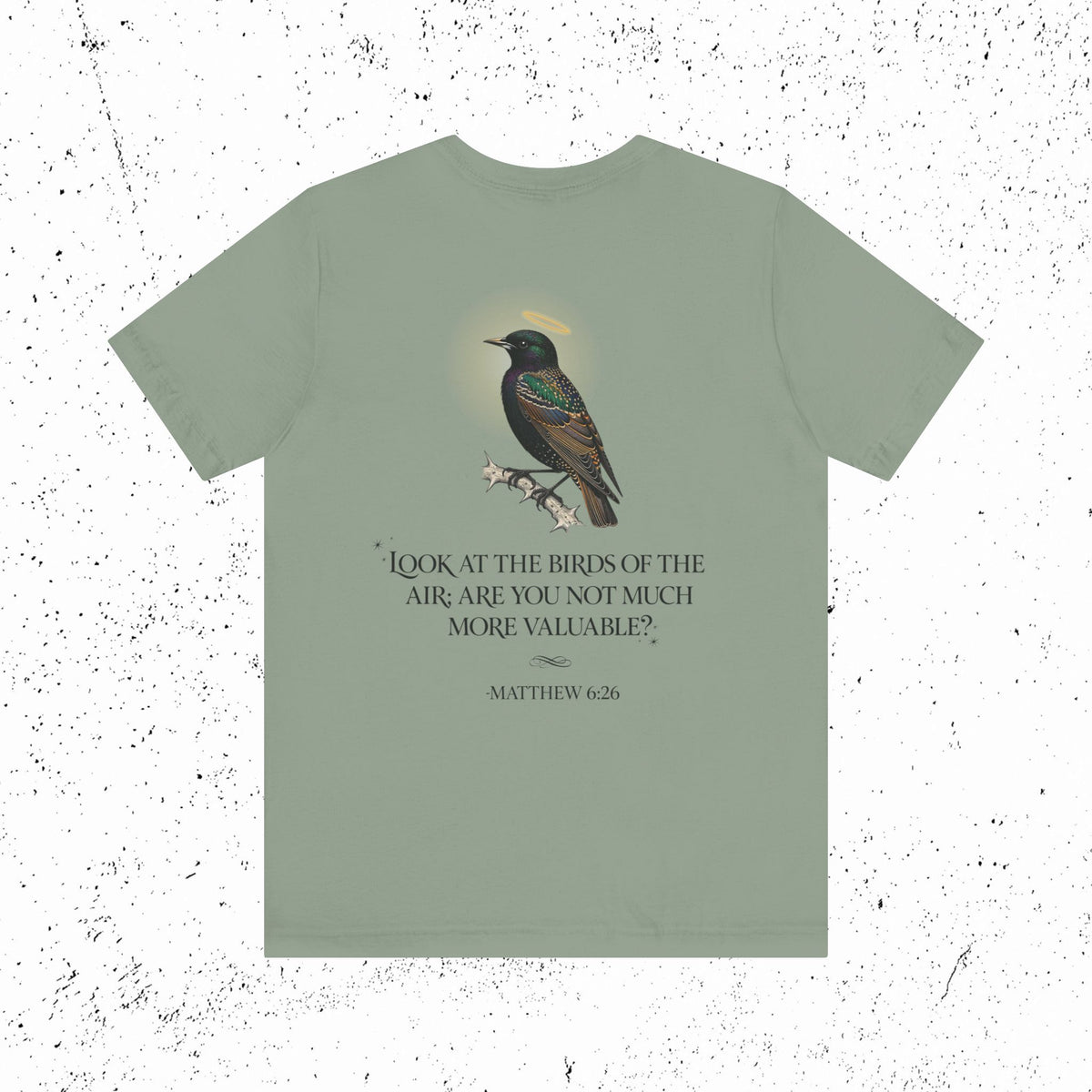 The Eternal Starling Graphic Tee | Matthew 6:26