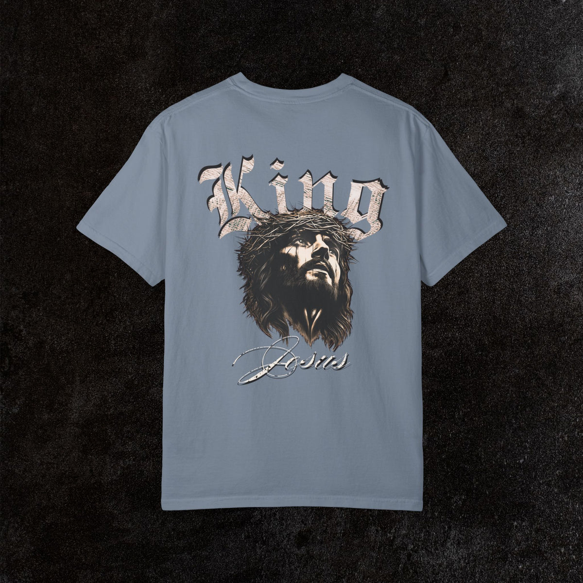 King Jesus Comfort Colors - Fear No Evil Graphic Tee | Psalm 23:4